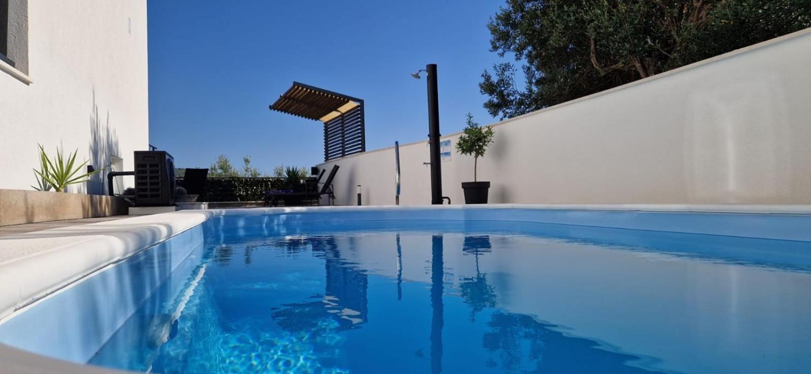 Apartman Marcelina 1 With Private Pool Trogir Dış mekan fotoğraf